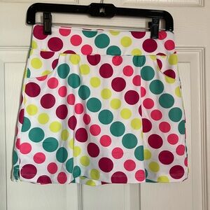 Chloe Multicolor Polka Dot Skort